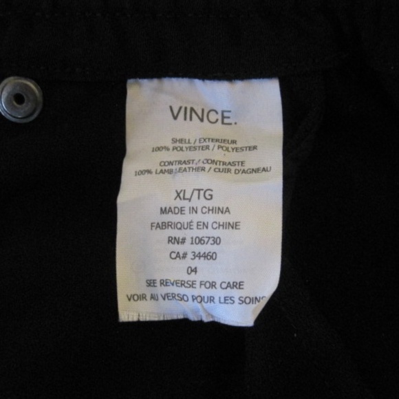 VINCE Leather Trim Joggers - Picture 9 of 10